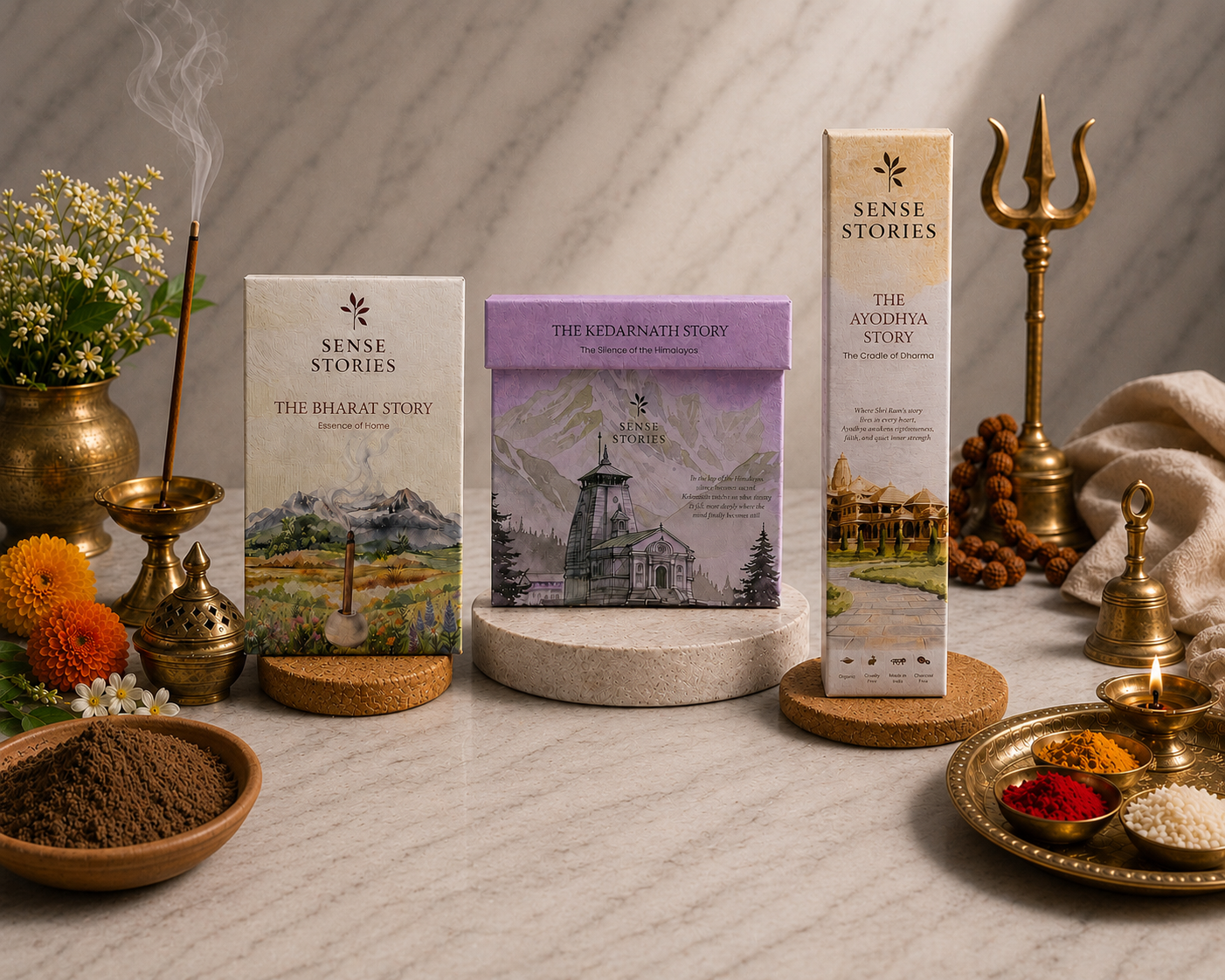 Bharat Sacred Fragrance Trio