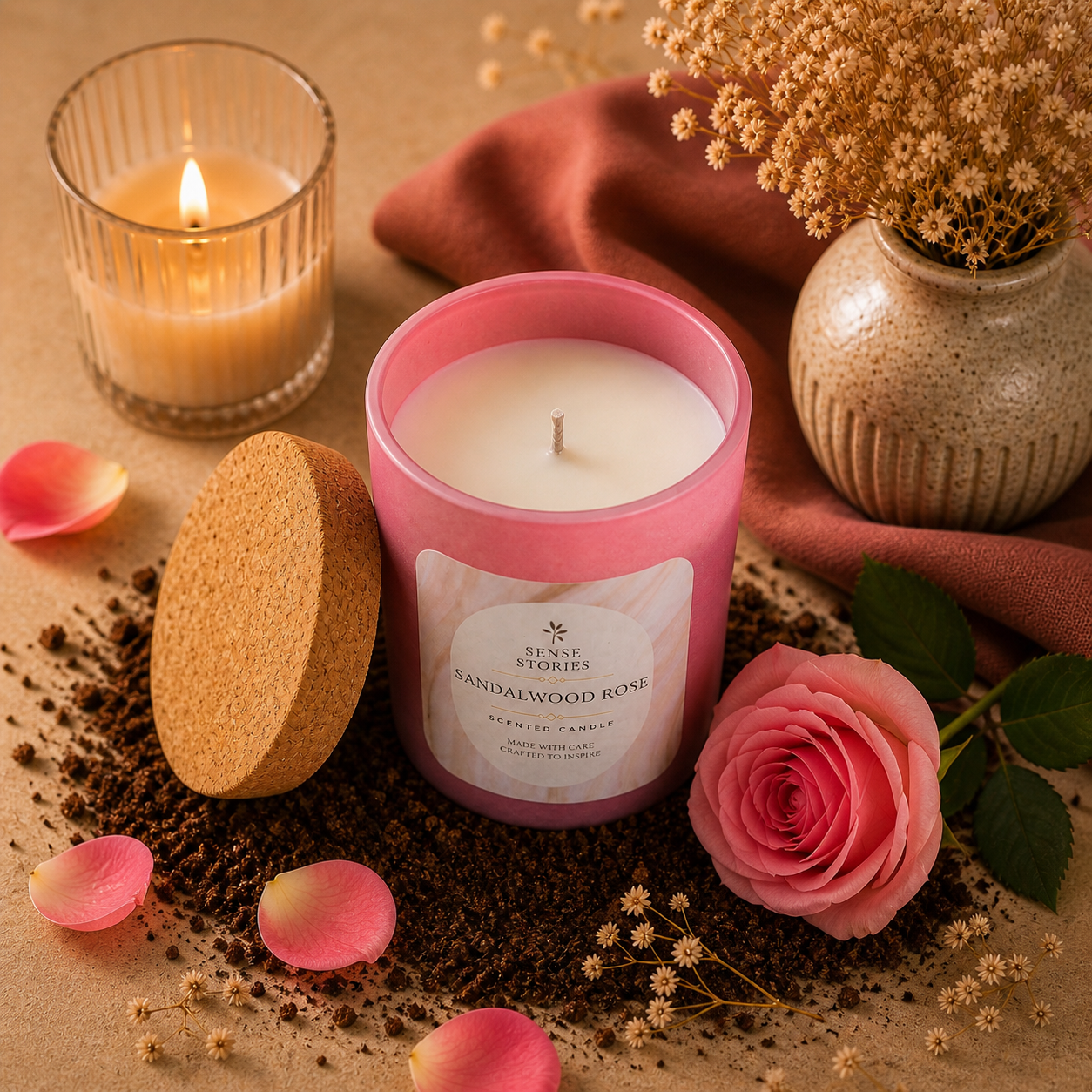 Sandalwood Rose Candles
