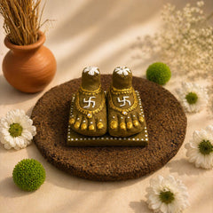 Cow Dung Laxmi Paduka